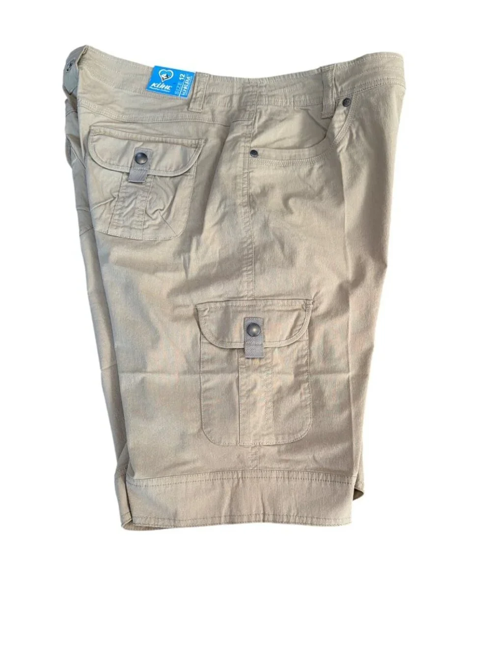 NWT Kuhl Splash 11” Inseam Cargo Shorts Women’s 10/12 UPF50 MSRP$70 Beige** - Picture 4 of 13